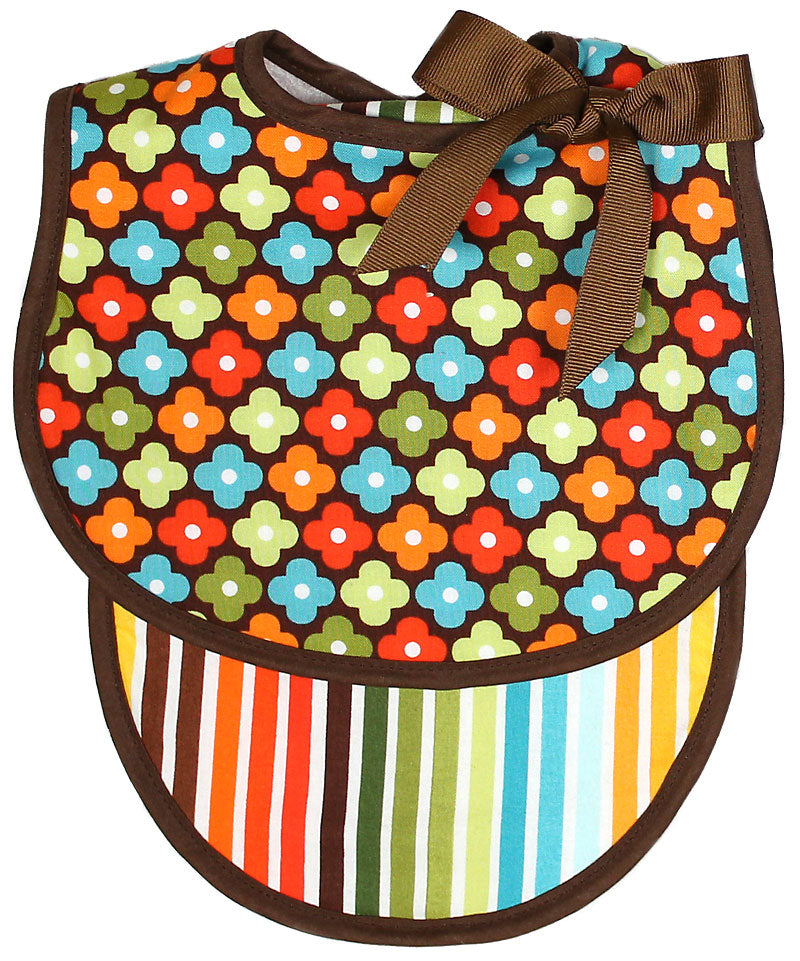 Bow Basic Bib & Burp Boxed Set, Pink
