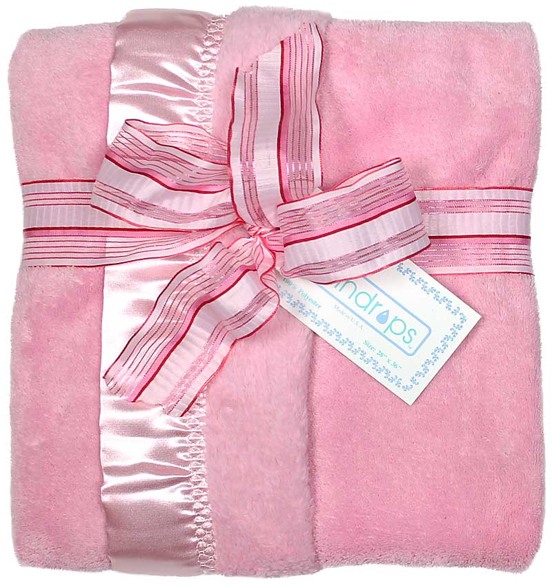 #1160 Pink Flurr Receiving Blanket