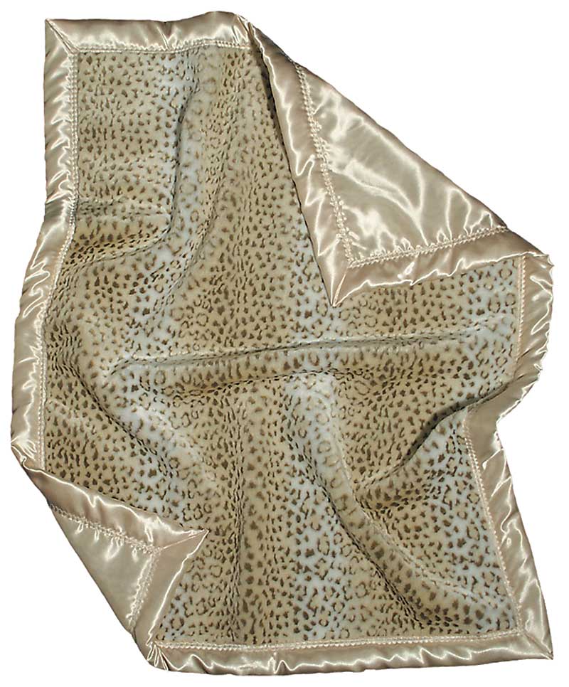 #1701 Ivory Faux Fur Receiving Blanket
