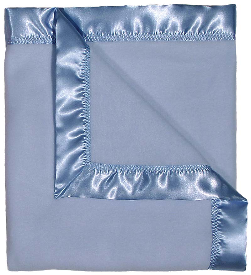 #1802 Blue Fleece Receiving Blanket