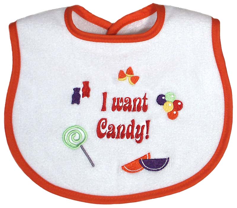 R6031XG "Got Candy?" Unisex Embroidered Bib