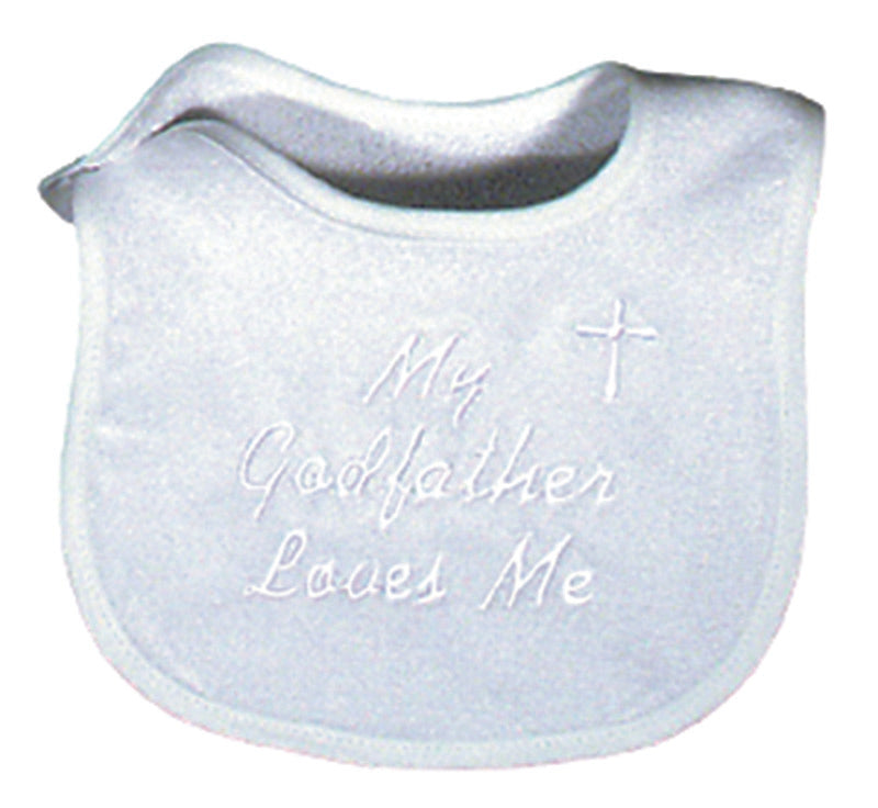 #6145 "My Godmother, Godfather Loves Me" Bib
