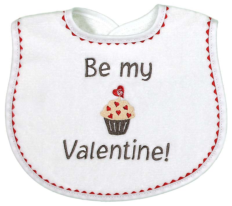 R6414EB "Be My Valentine" Embroidered Bib