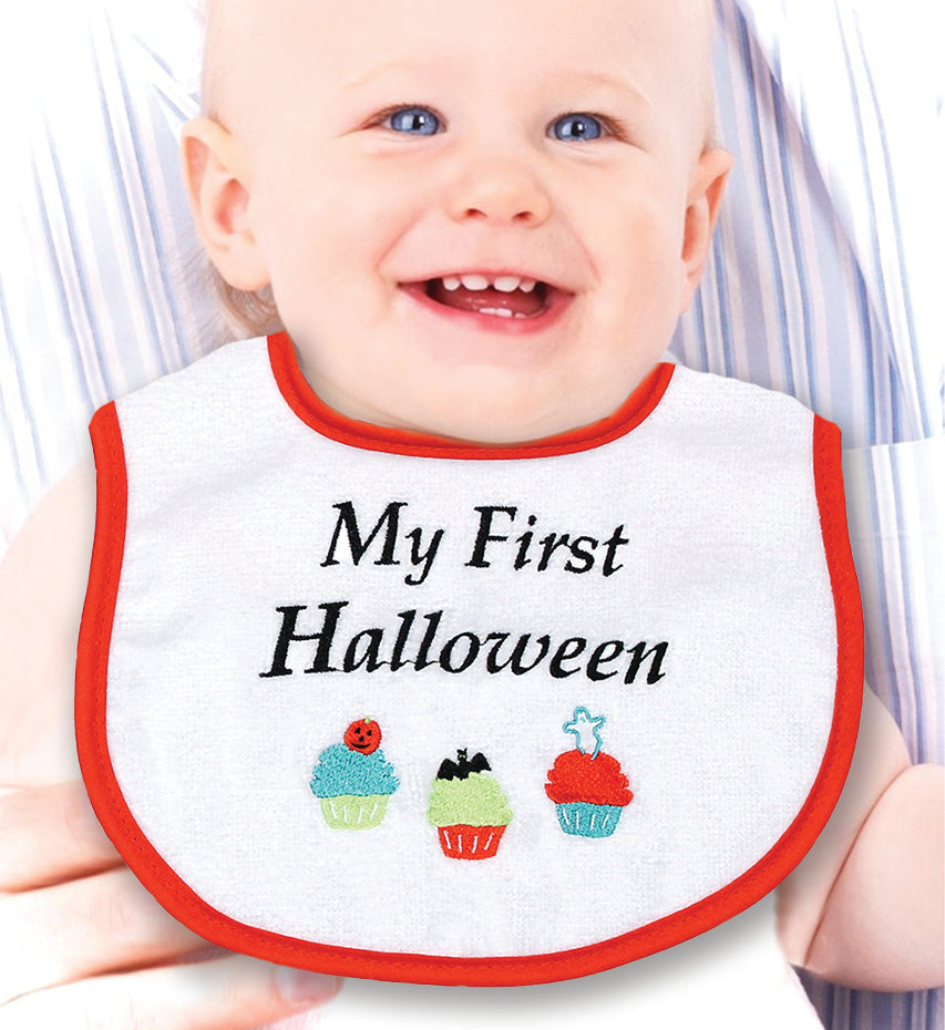 R6131XB "My First Halloween" Embroidered Unisex Bib