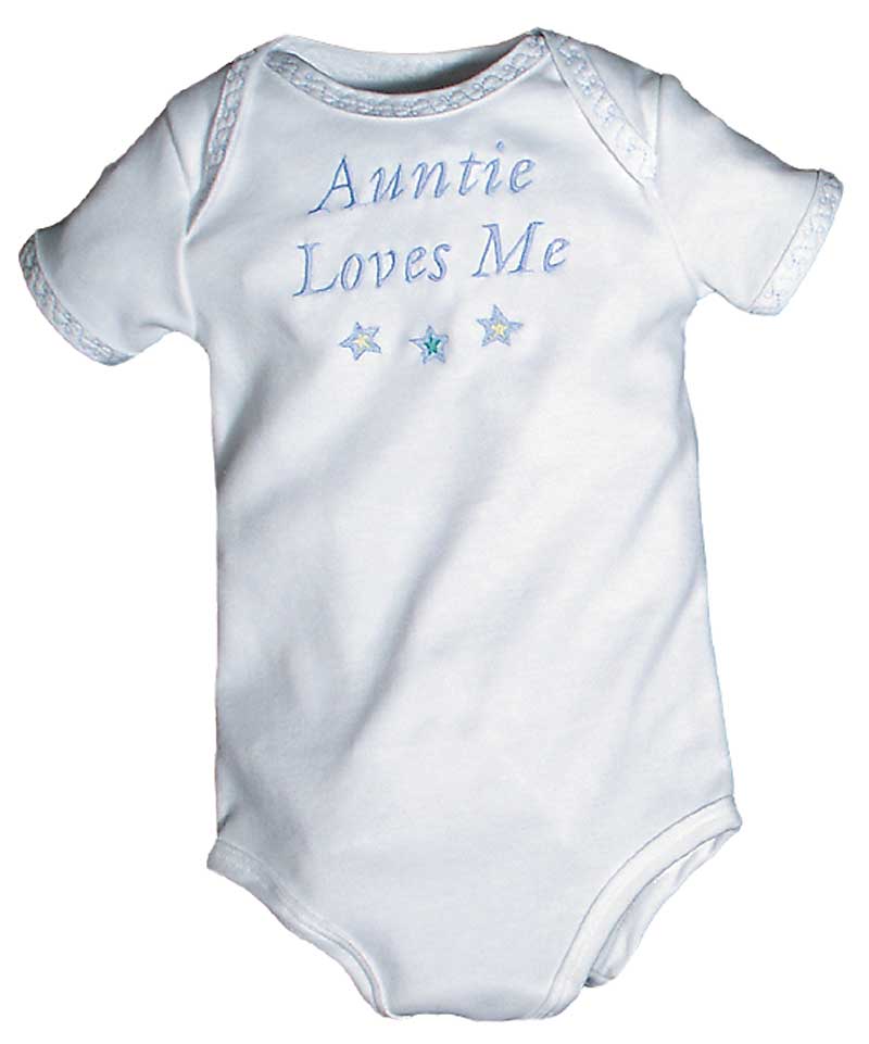 "Auntie Loves Me" Boy Body Suit