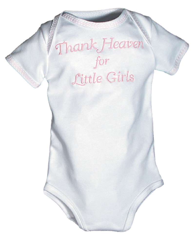 "Thank Heaven for Girls" Girl Body Suit 