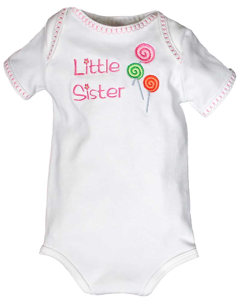 "Little Sister" Girl Body Suit
