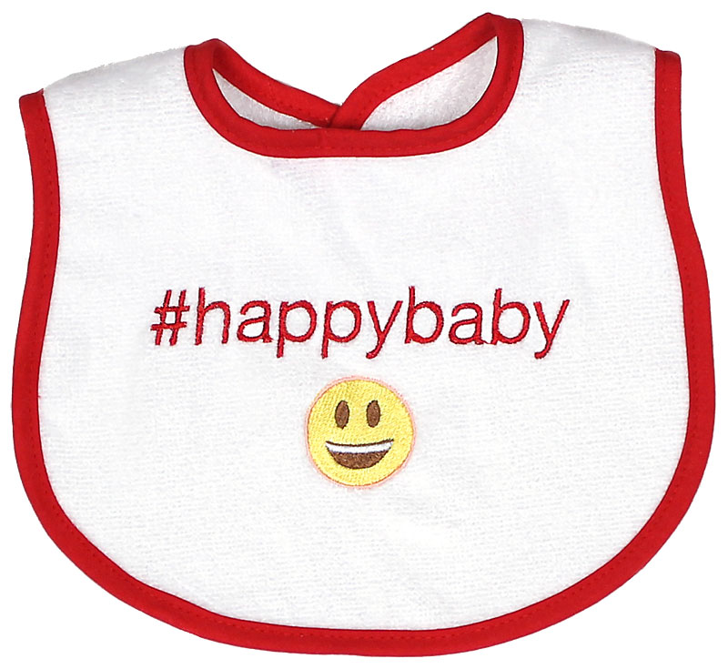 "#Happybaby" Unisex Bib