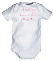"Auntie Loves Me" Girl Body Suit