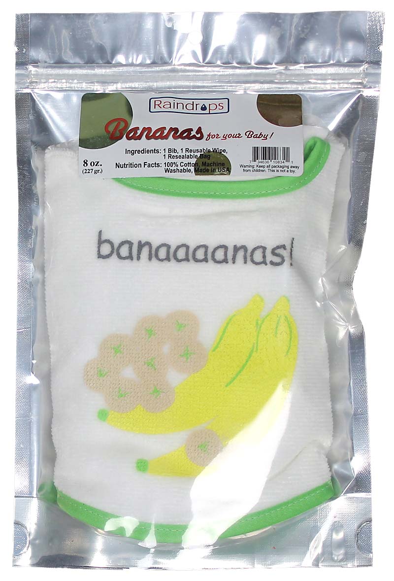 Bib-To-Go! Bananas Unisex Gift Set