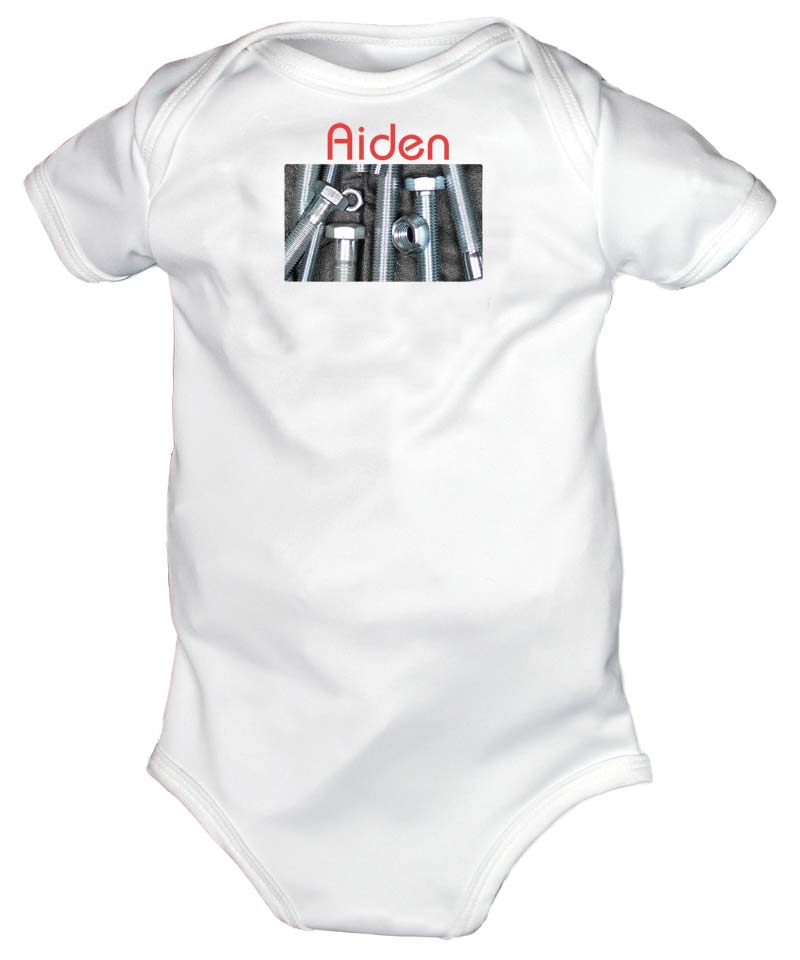 Nuts & Bolts Personalized Body Suit